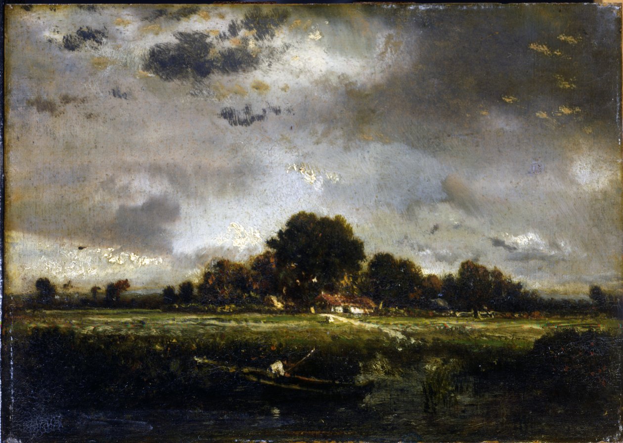 Le Petit Pêcheur - Pierre Etienne Theodore Rousseau