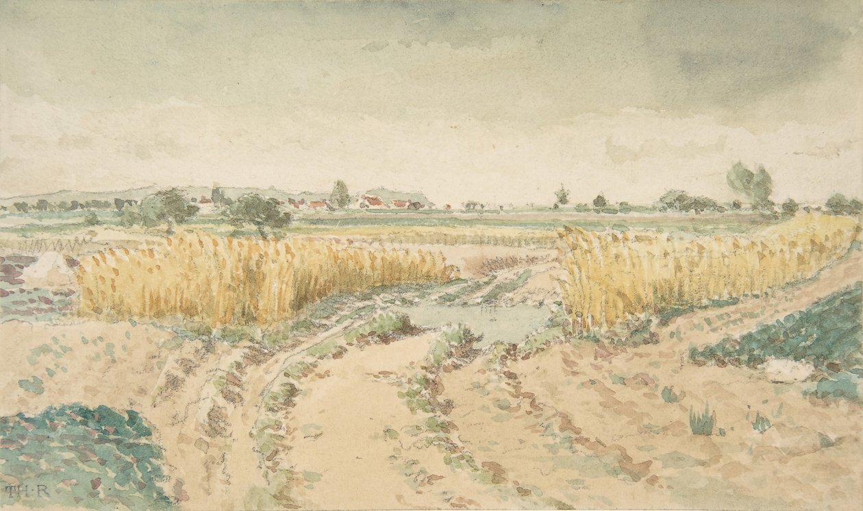 Champs de blé, 1865 - Theodore Rousseau