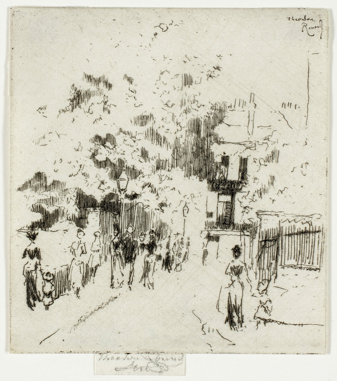 Jour férié, coin de Beaufort Street, Chelsea - Theodore Roussel