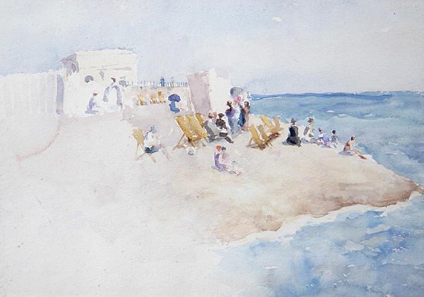 Station de baignade à St. Leonards-on-Sea - Theodore Roussel