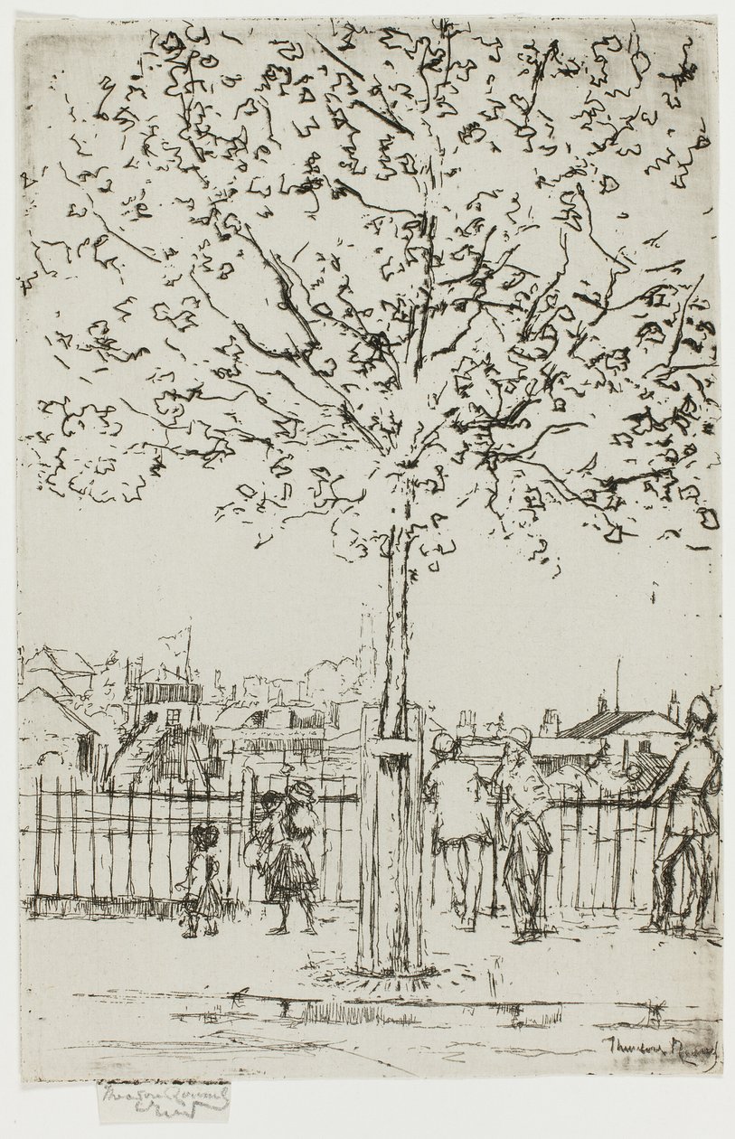 Chelsea Embankment, juin, 17h, 1889 - Theodore Roussel