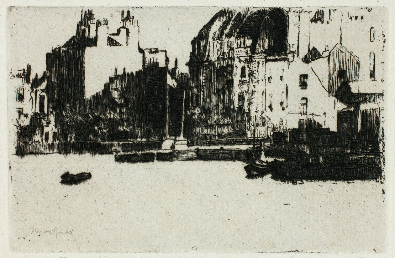 Palais de Chelsea (version en noir et blanc) - Theodore Roussel