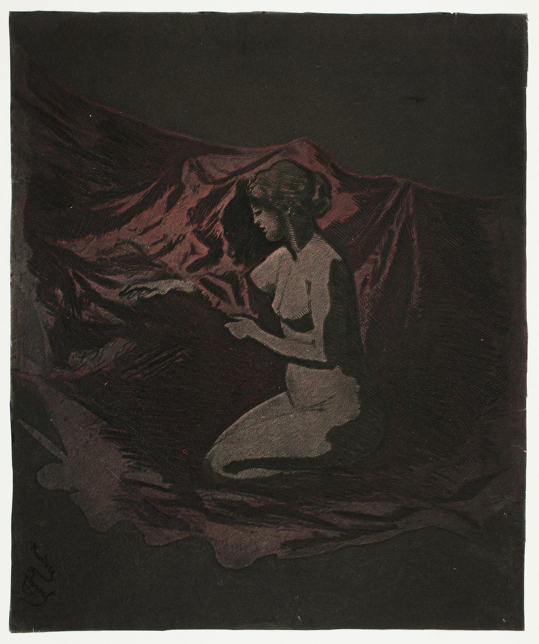 Lueur des braises - Theodore Roussel