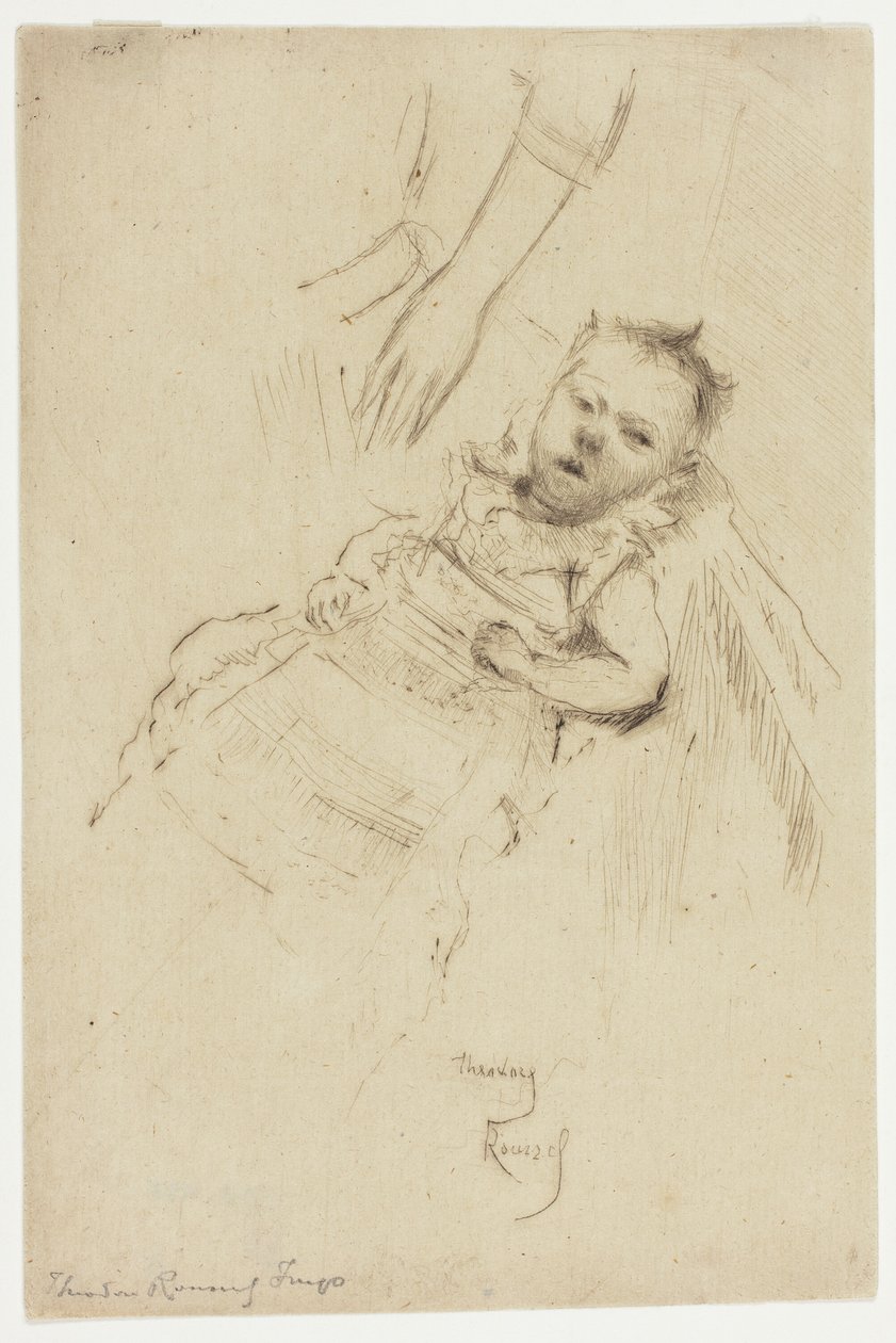 Portrait de Margery Chambers, âgée de dix semaines - Theodore Roussel