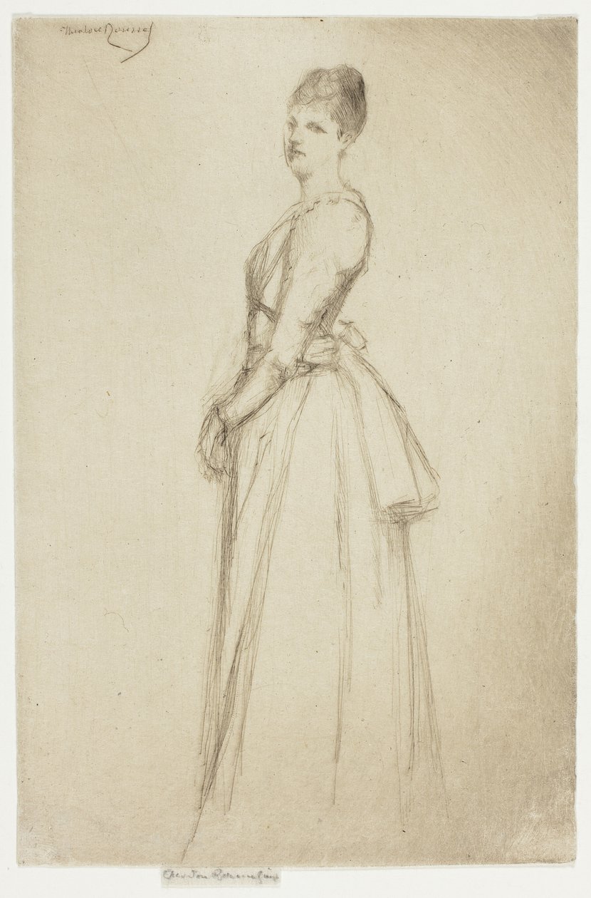 Portrait de Mme C. W. - Theodore Roussel