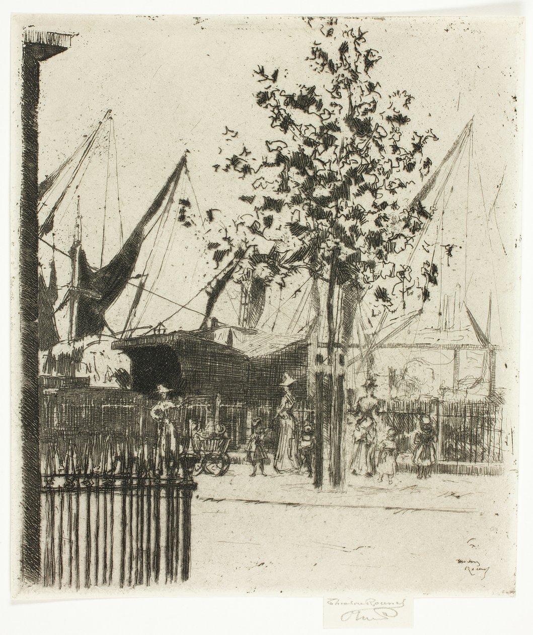 Le coin de la rue Luna, Chelsea Embankment - Theodore Roussel