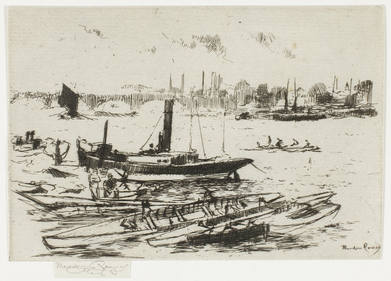 Le bateau à vapeur, Chelsea Embankment | Theodore Roussel