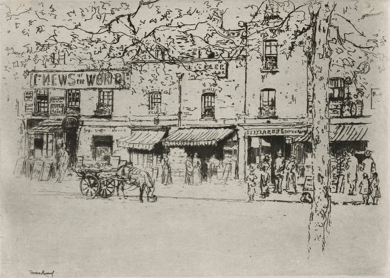 La rue, Chelsea Embankment - Theodore Roussel