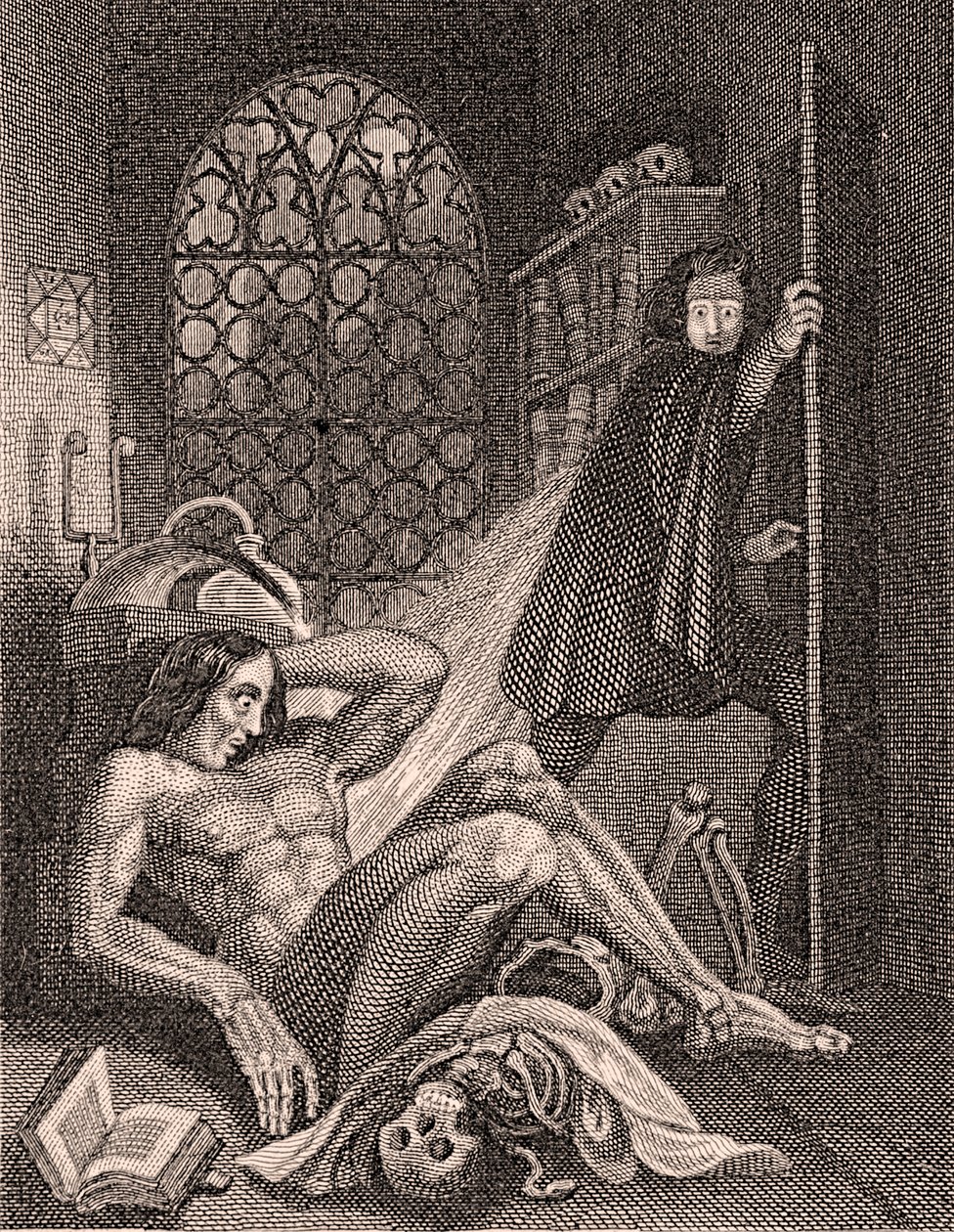 Victor Frankenstein dégoûté par sa création - Theodore Von Holst
