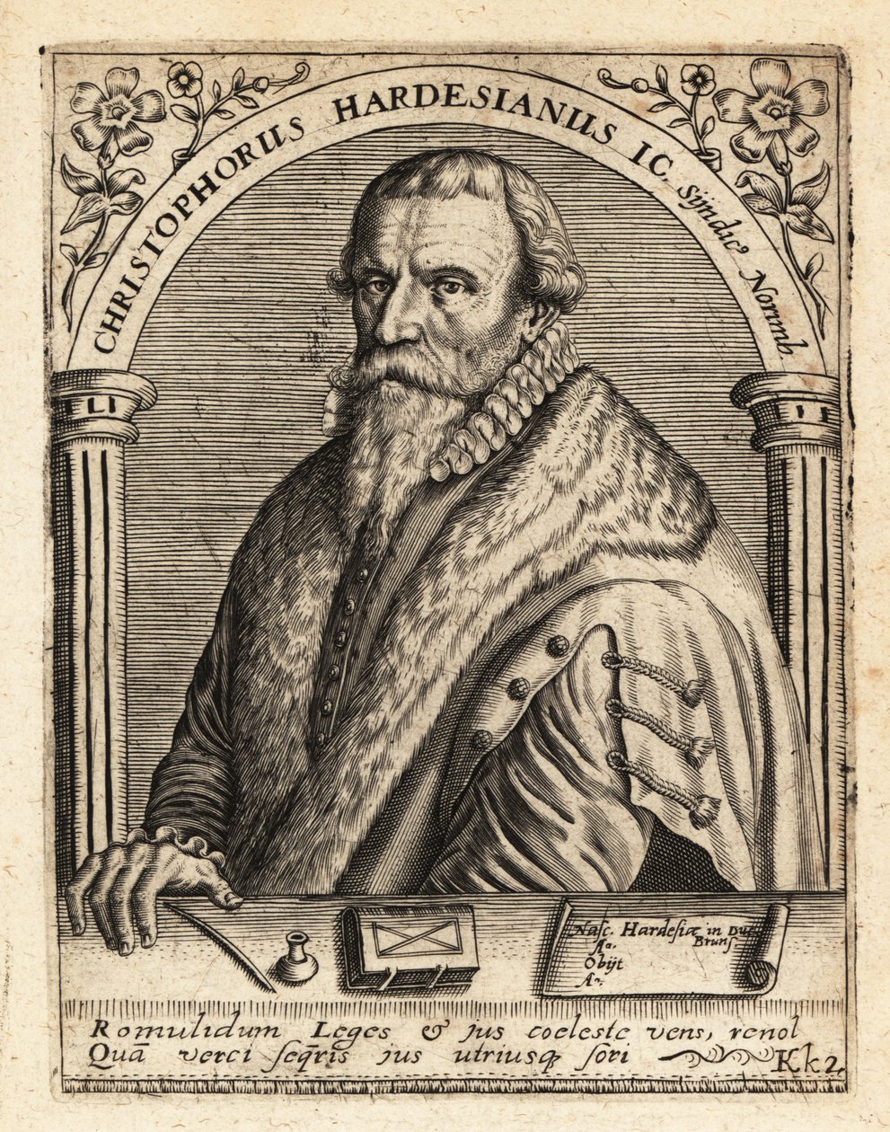 Christoph Herdesianus, avocat allemand - Theodore de Bry