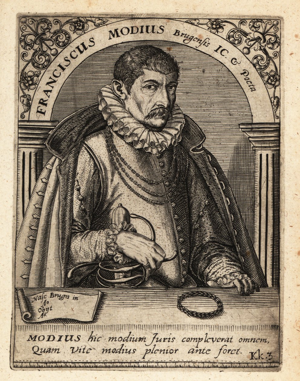 François Modius, juriste et humaniste flamand - Theodore de Bry