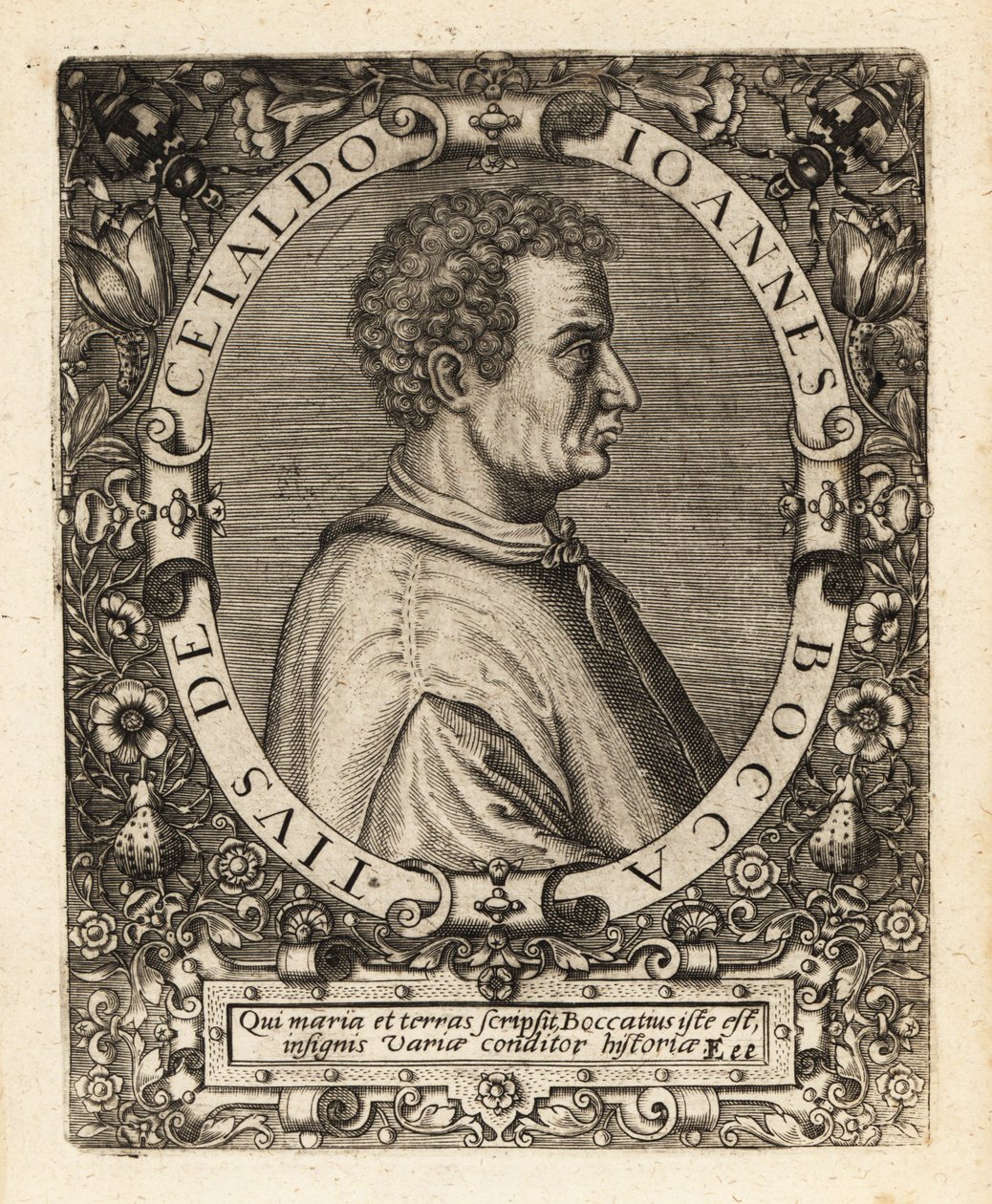Giovanni Boccaccio, écrivain italien - Theodore de Bry