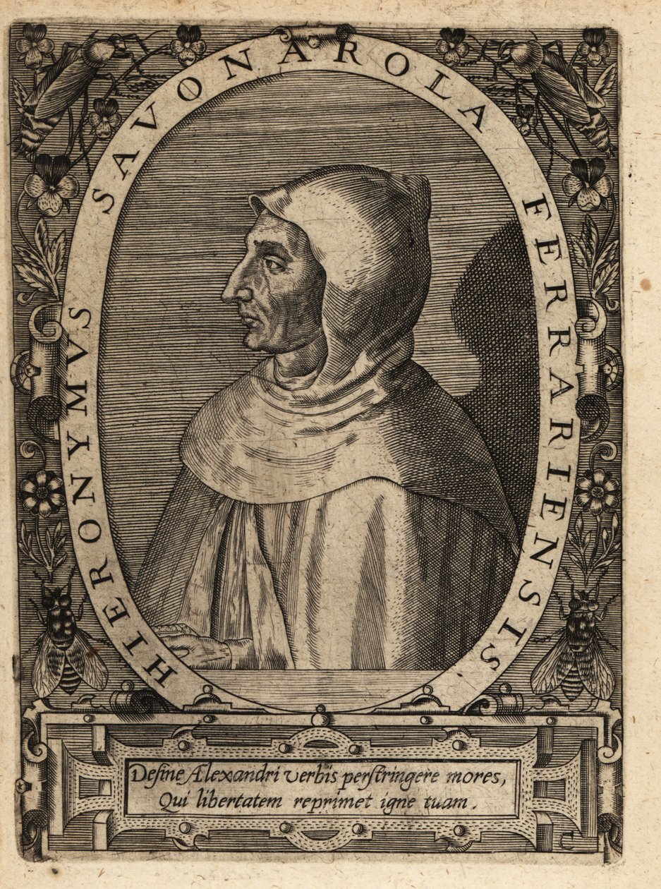 Girolamo Savonarola - Theodore de Bry