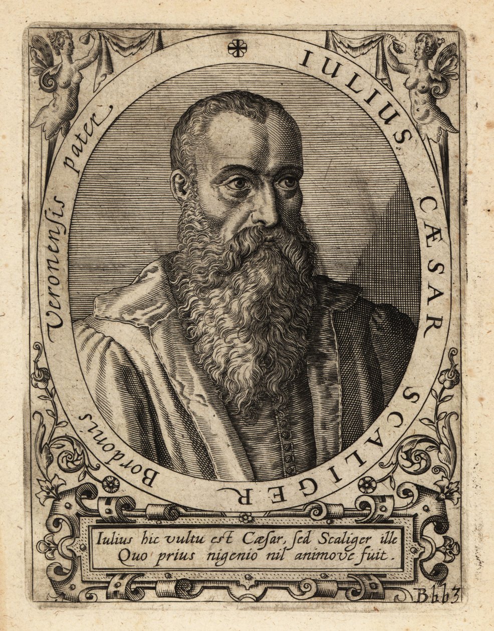 Giulio Cesare della Scala, érudit italien - Theodore de Bry