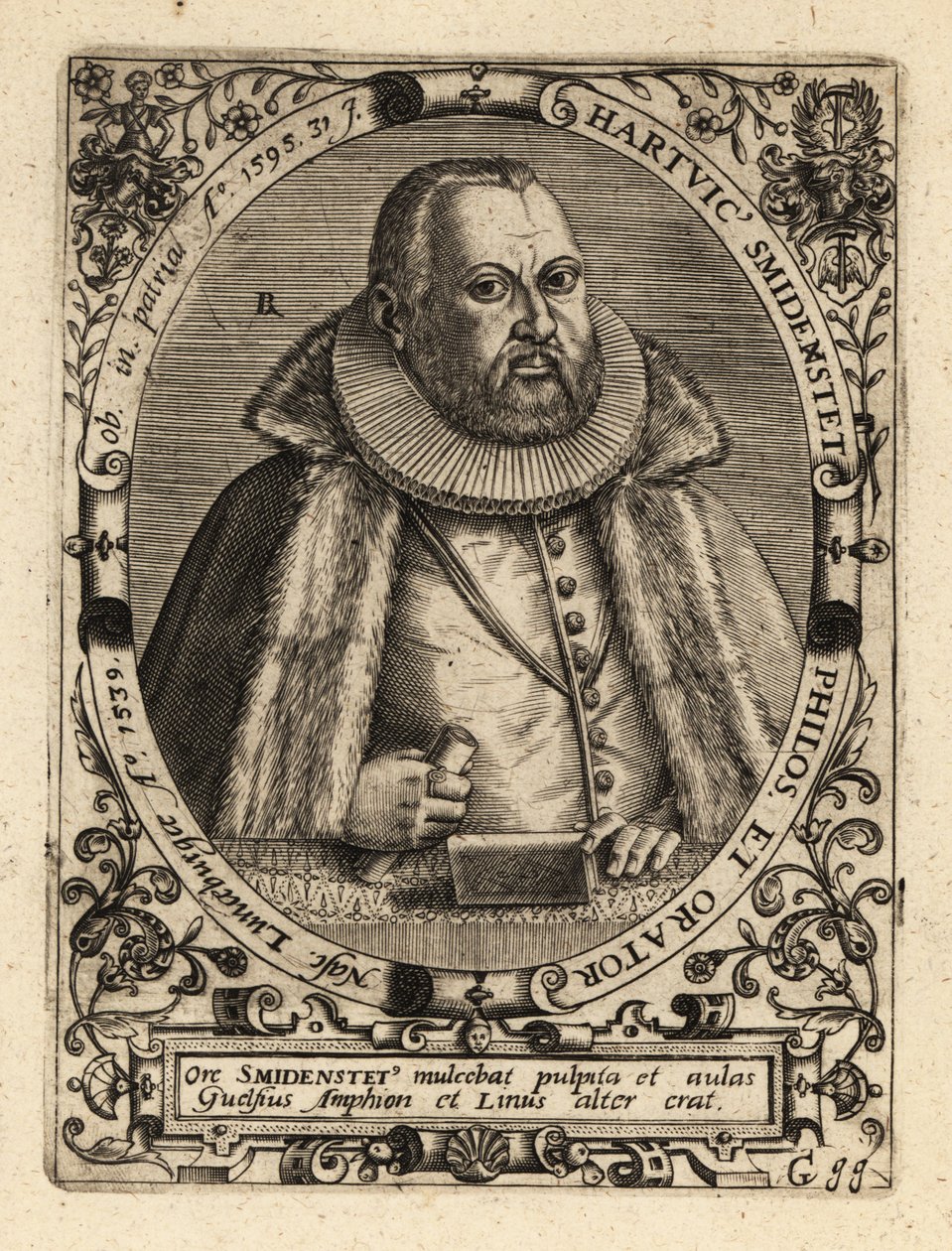 Hartwig Schmidenstedt, rhétoricien allemand - Theodore de Bry