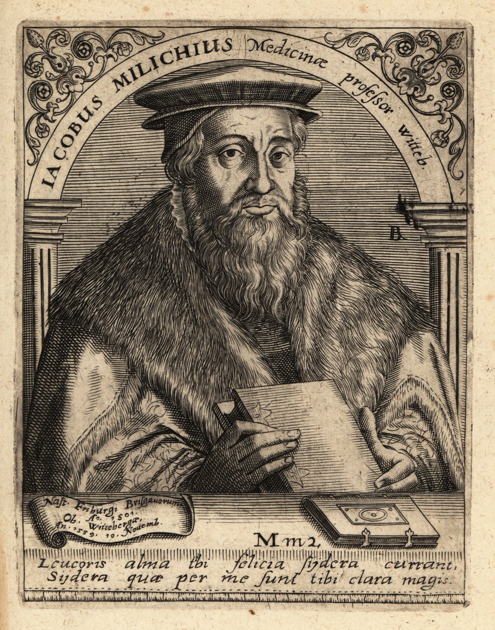 Jacob Milich, astronome allemand - Theodore de Bry