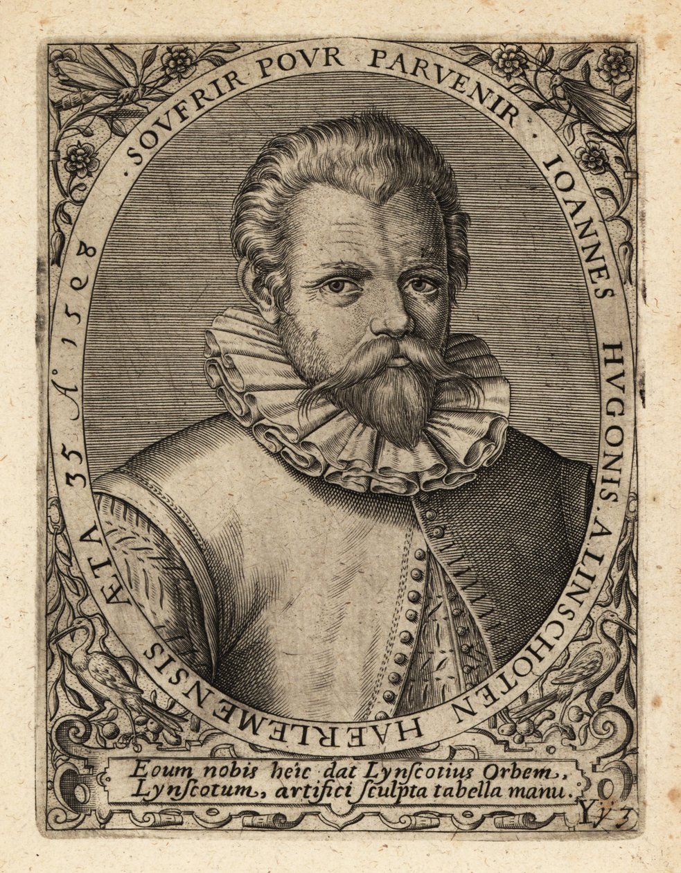 Jan Huyghen van Linschoten, marchand protestant néerlandais - Theodore de Bry