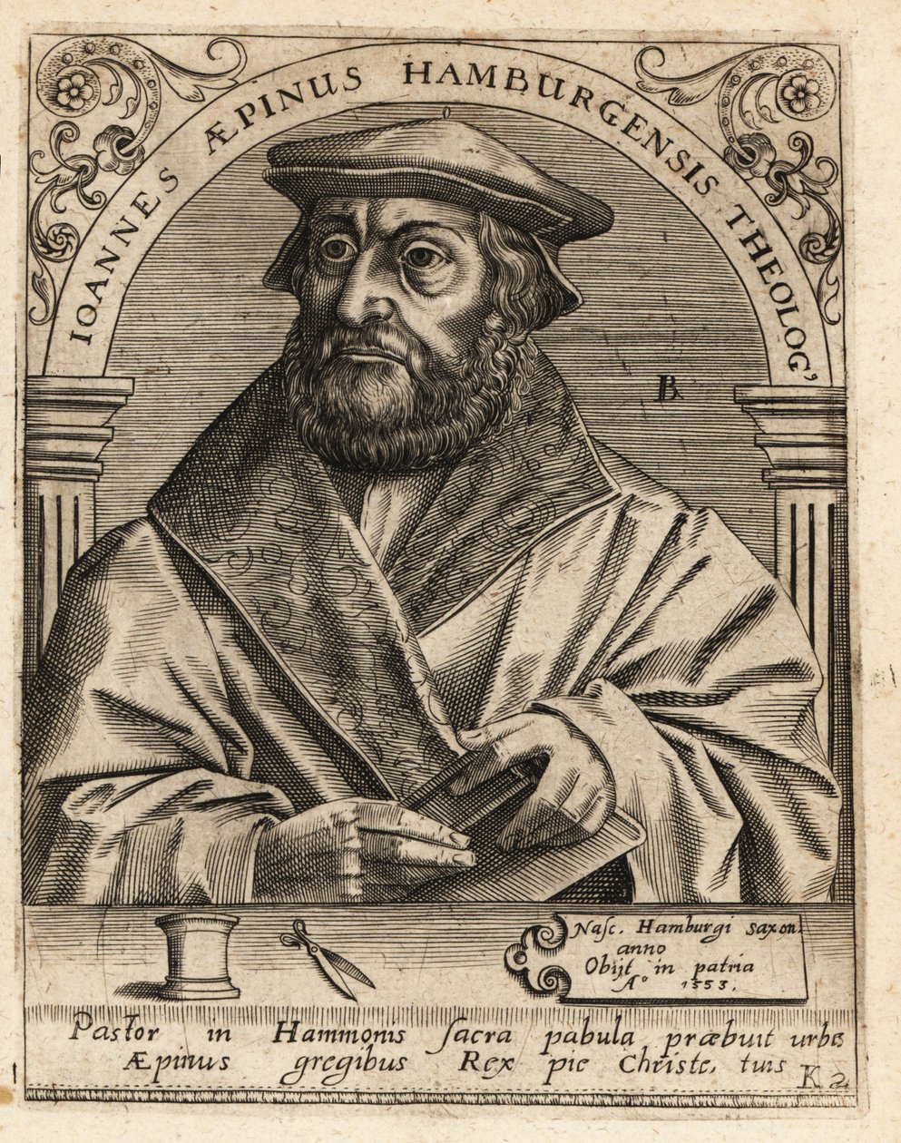 Johannes Aepinus - Theodore de Bry