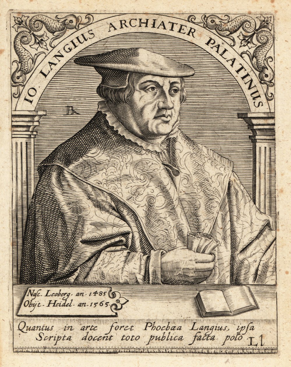 Johannes Lange, médecin et chirurgien allemand - Theodore de Bry