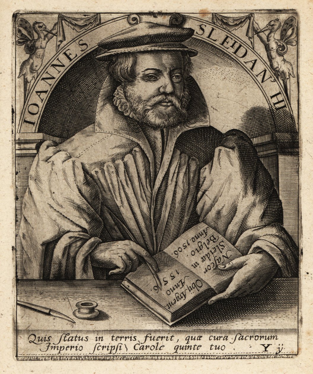 Johannes Sleidan, historien luxembourgeois - Theodore de Bry