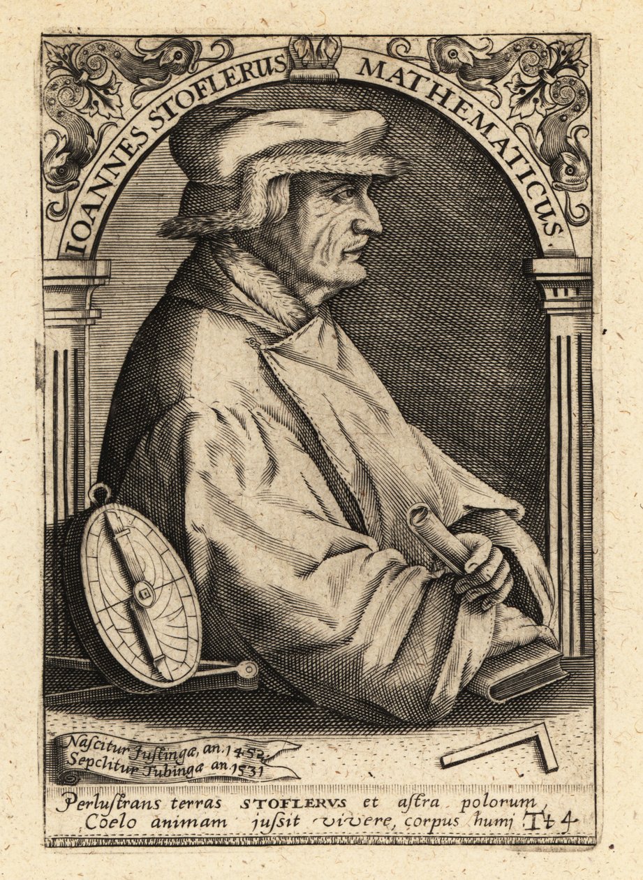 Johannes Stoffler, mathématicien allemand - Theodore de Bry