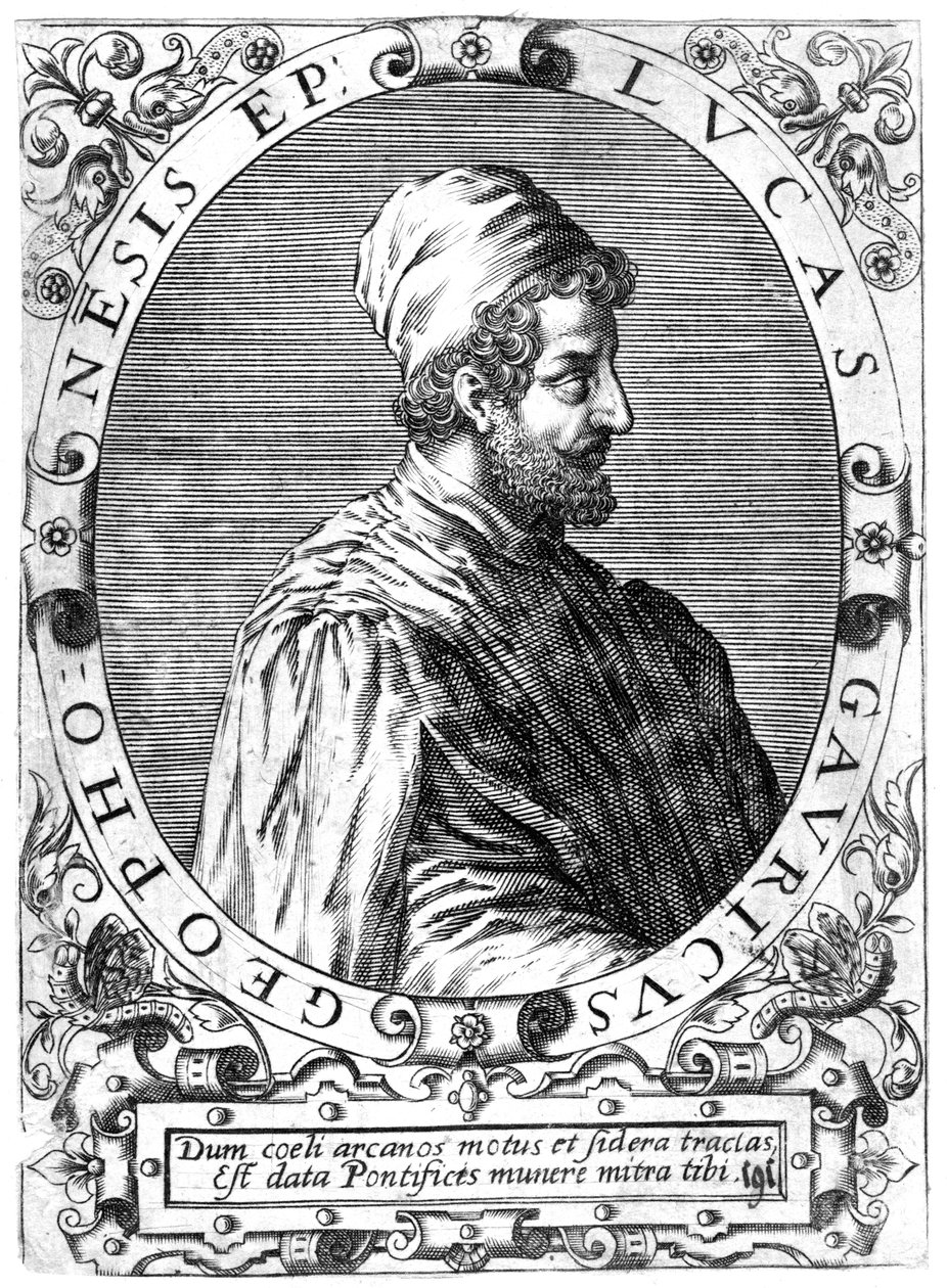 Lucas Gaurico, astronome, astrologue et mathématicien italien, 16ème siècle - Theodore de Bry