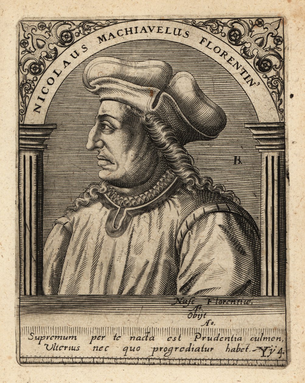 Machiavel, diplomate italien - Theodore de Bry