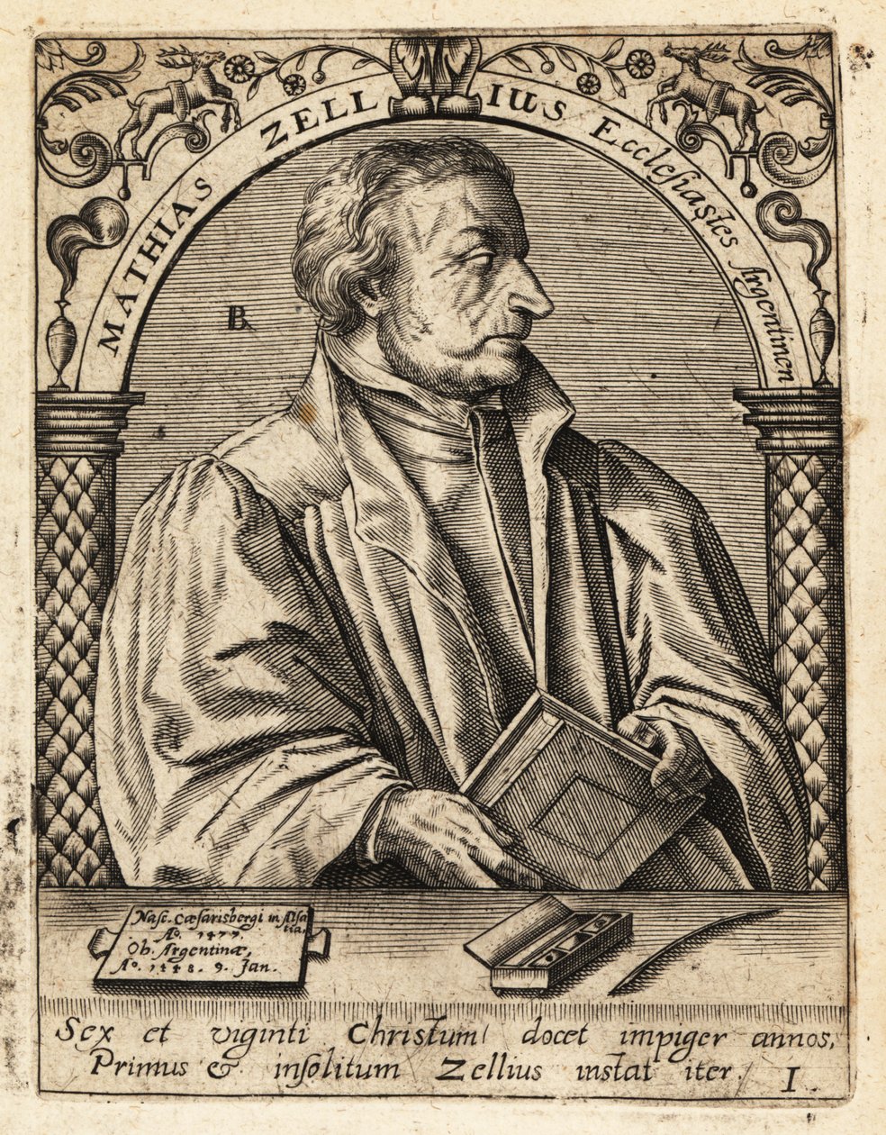Matthäus Zell - Theodore de Bry