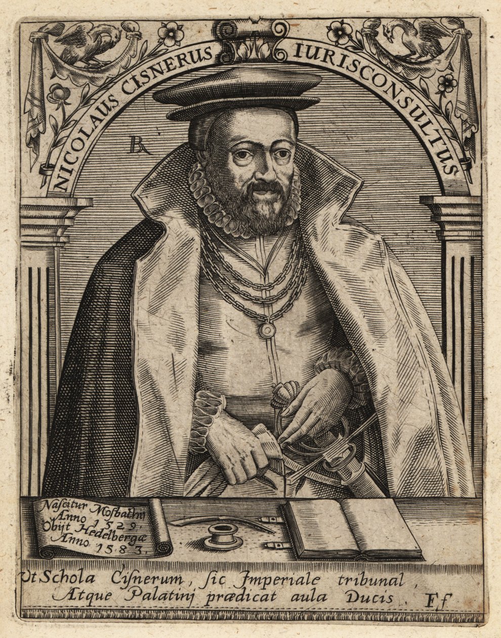 Nikolaus Cisnerus - Theodore de Bry
