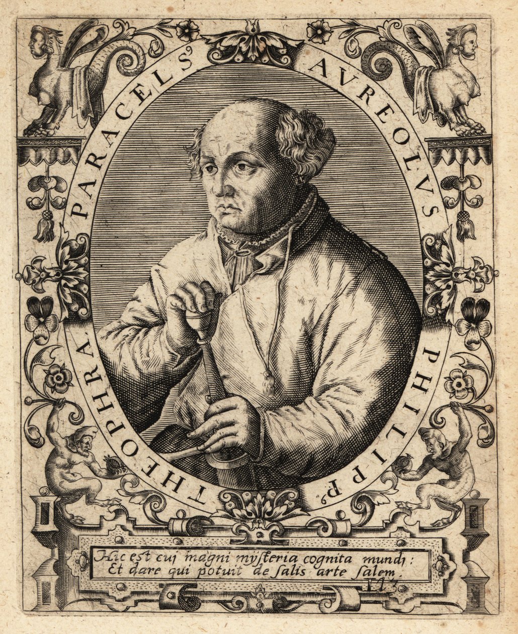Paracelse, médecin, alchimiste et astrologue suisse - Theodore de Bry