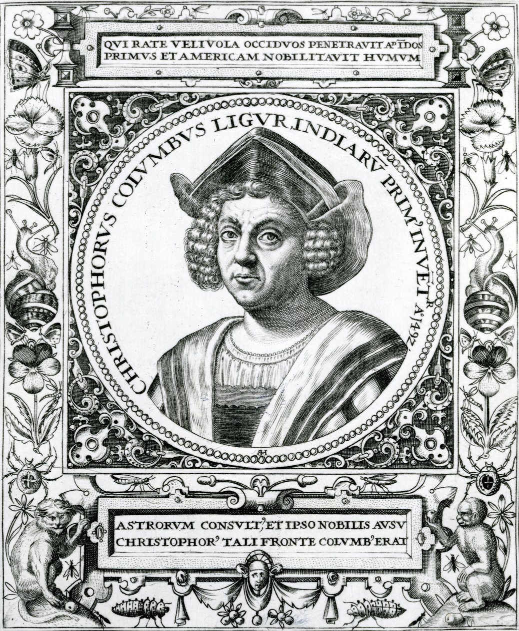 Portrait de Christophe Colomb (1451-1506) de 