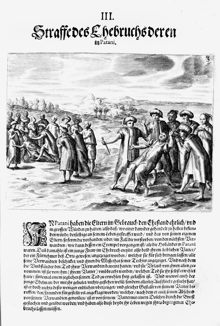 Régler un compte, 1606 - Theodore de Bry