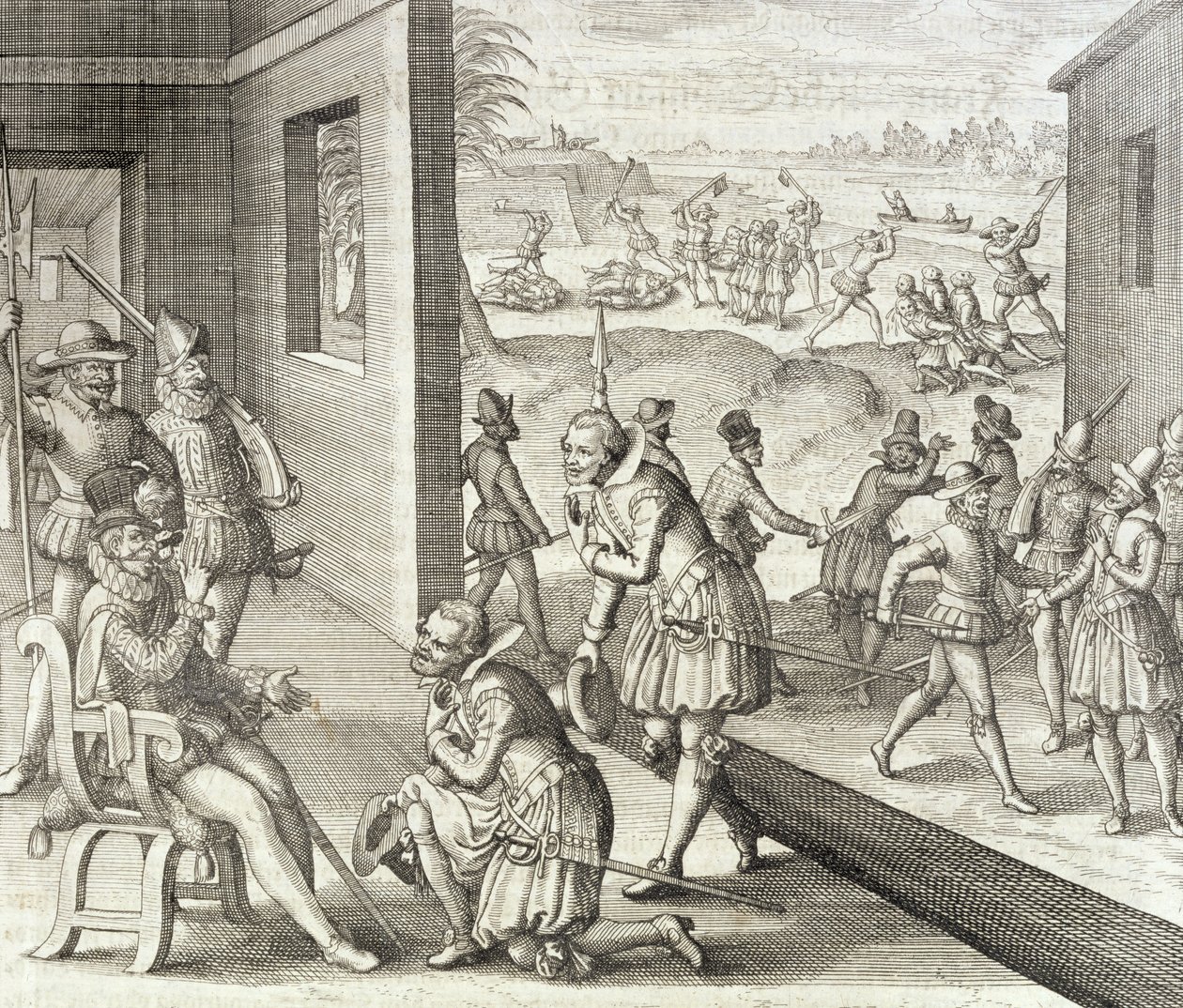 La Capture espagnole du Fort Caroline, 1565, de 