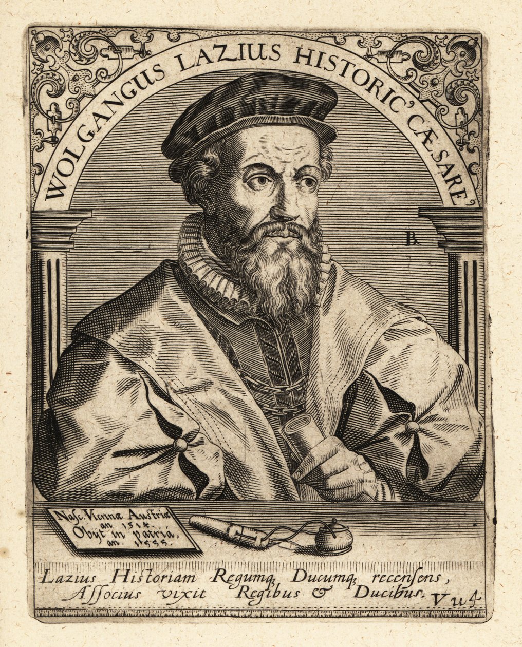 Wolfgang Laz, cartographe et historien autrichien - Theodore de Bry