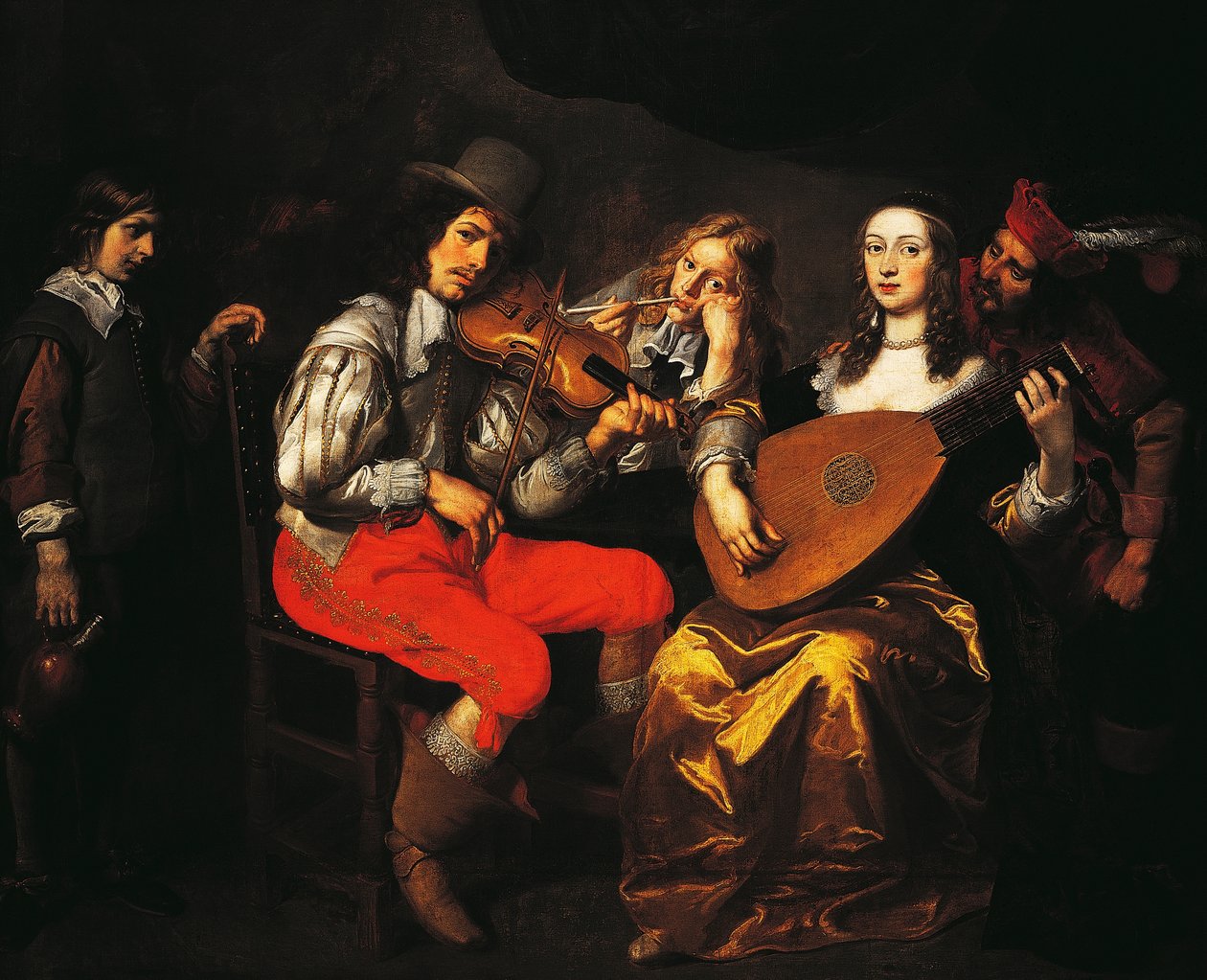 Le concert, par Theodor van Thulden, vers 1650 - Theodore van Thulden