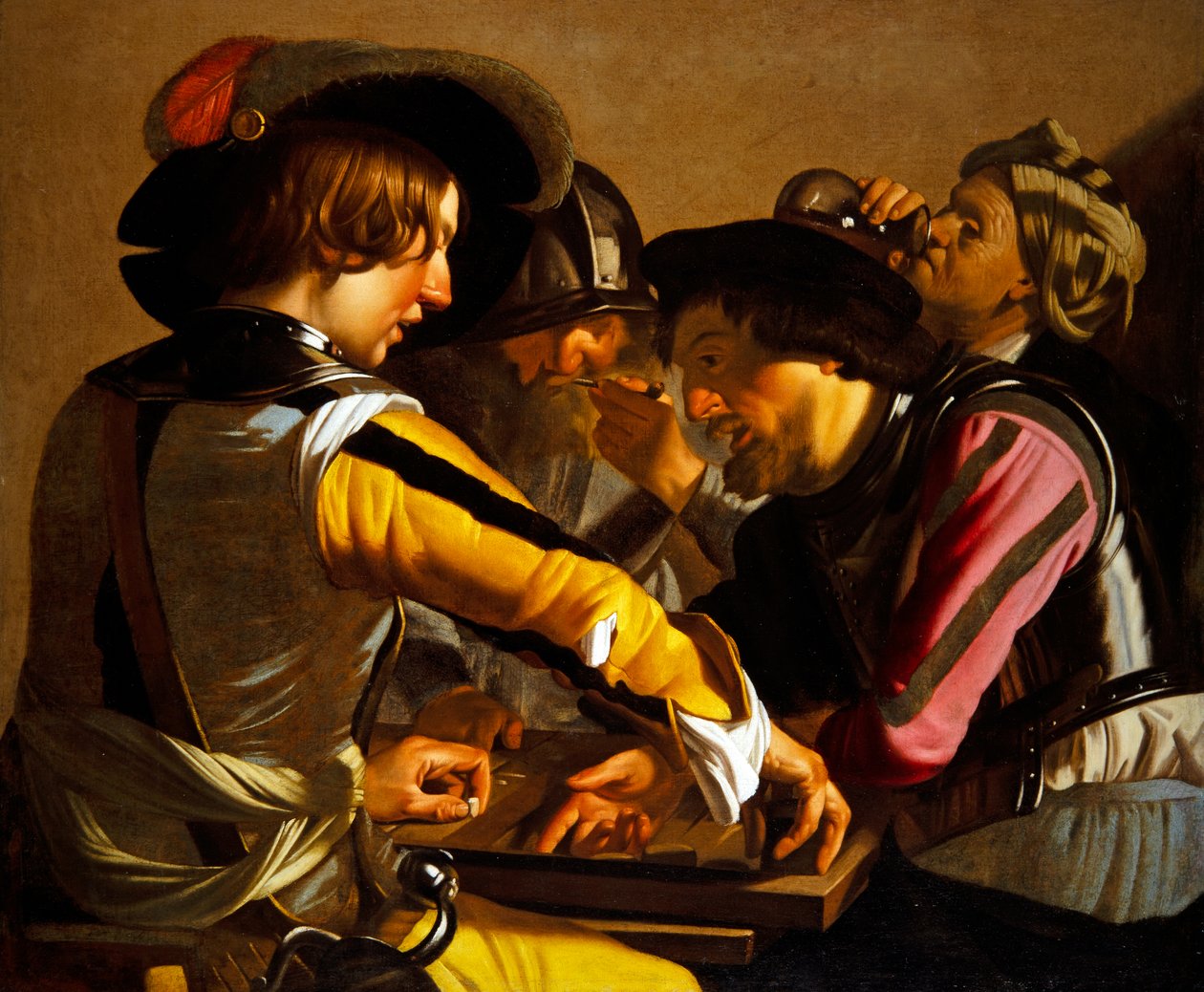 Les Joueurs de Backgammon - Theodore van called Dirk Baburen