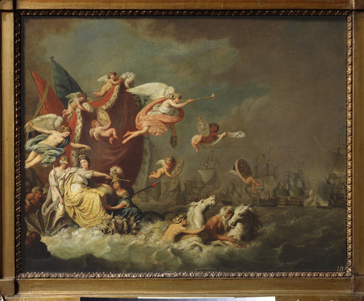 Allégorie de la Victoire de Chesme - Theodorus de Roode