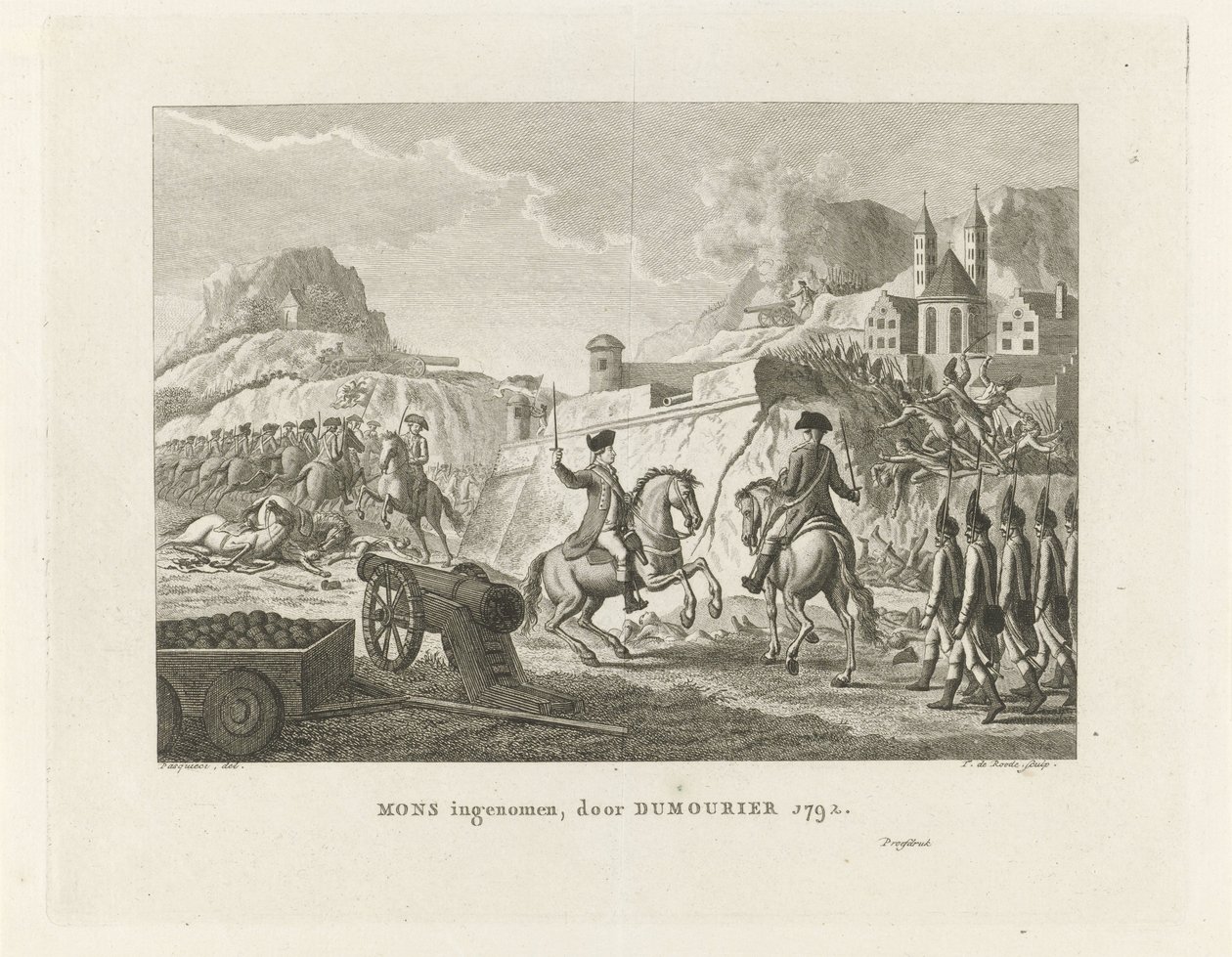 Prise de Mons, 1792 - Theodorus de Roode