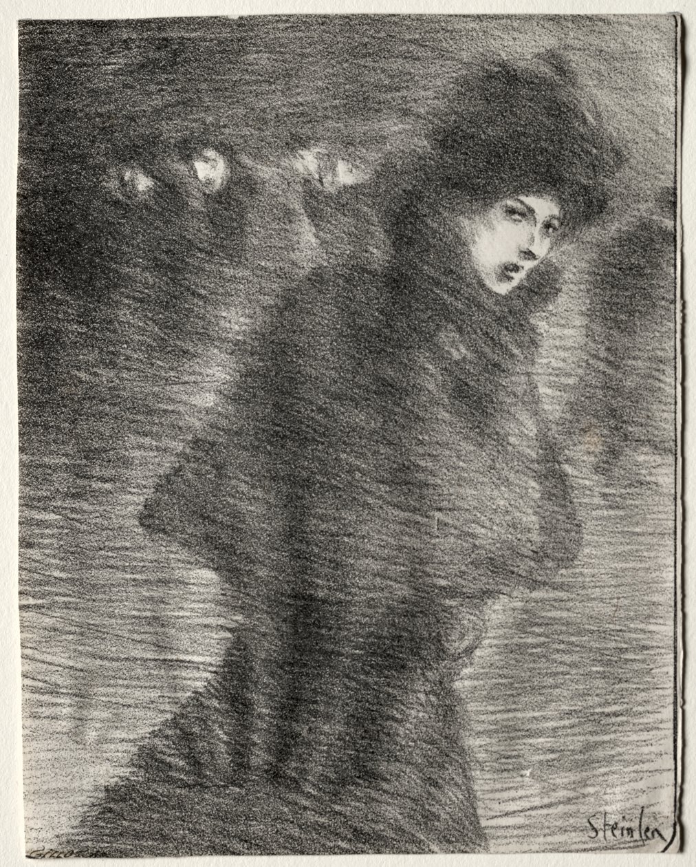 Une femme qui passe - Théophile Alexandre Steinlen