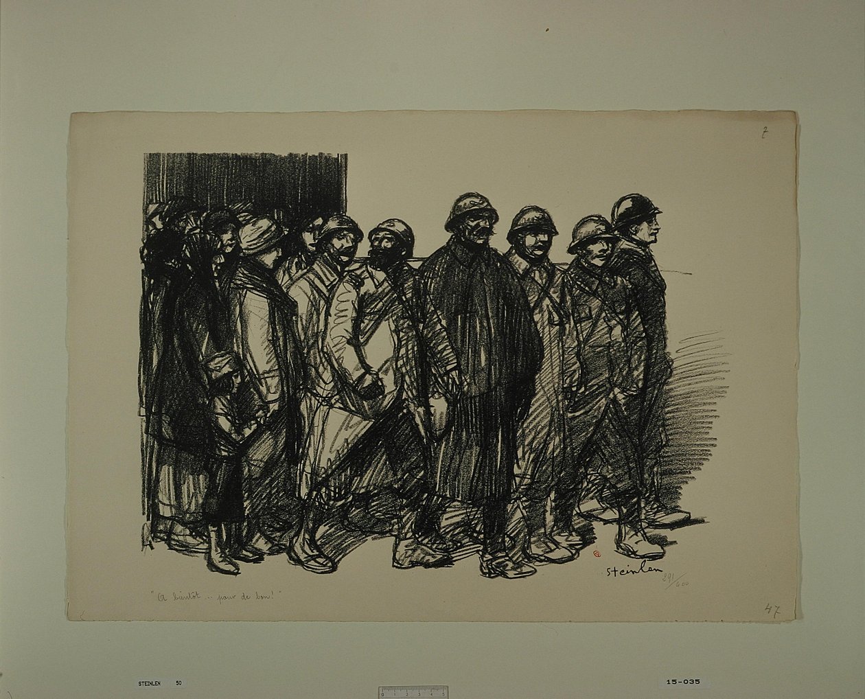[À bientôt ... pour de bon] - Théophile Alexandre Steinlen