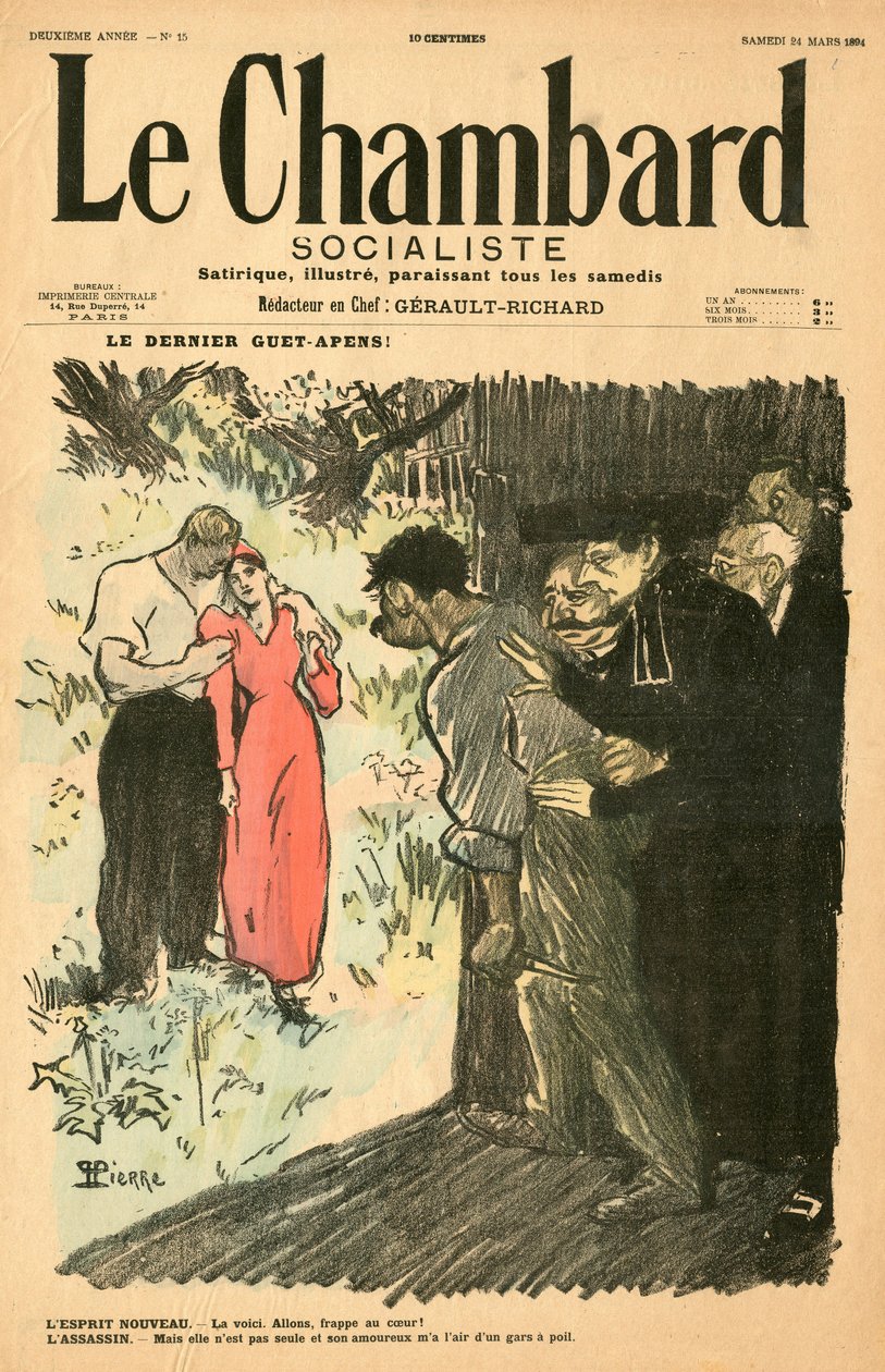 Couverture de Le Chambard socialiste, Satirique en Couleurs - Théophile Alexandre Steinlen