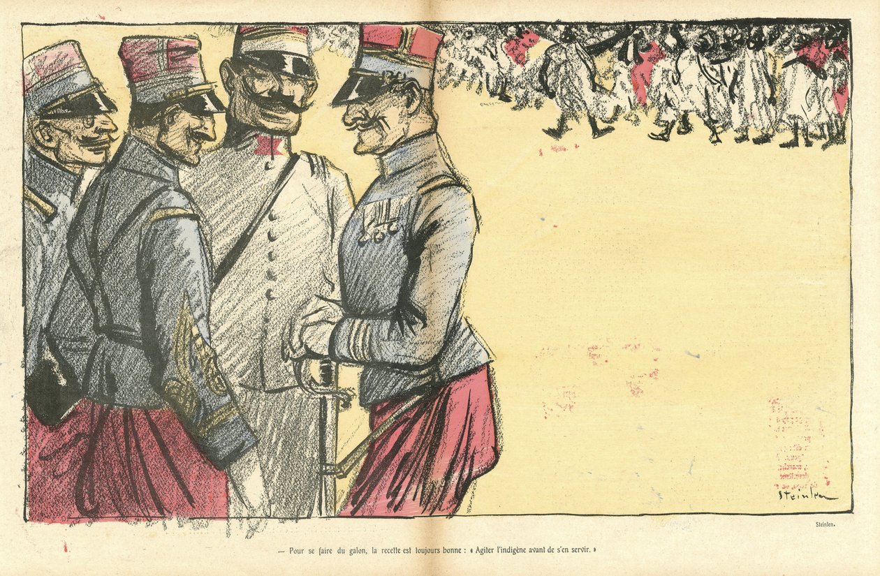 Illustration de Steinlen (1859-1923) dans Le Canard sauvage - Théophile Alexandre Steinlen