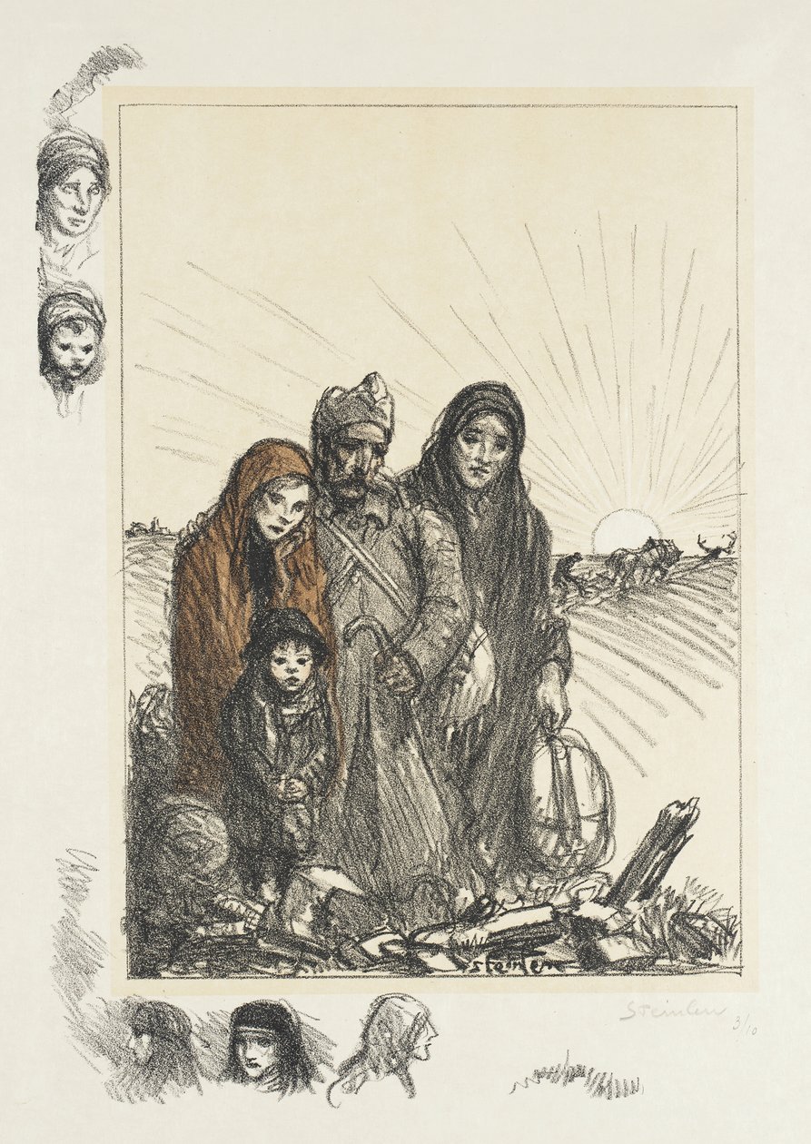 Retour au Foyer - Théophile Alexandre Steinlen