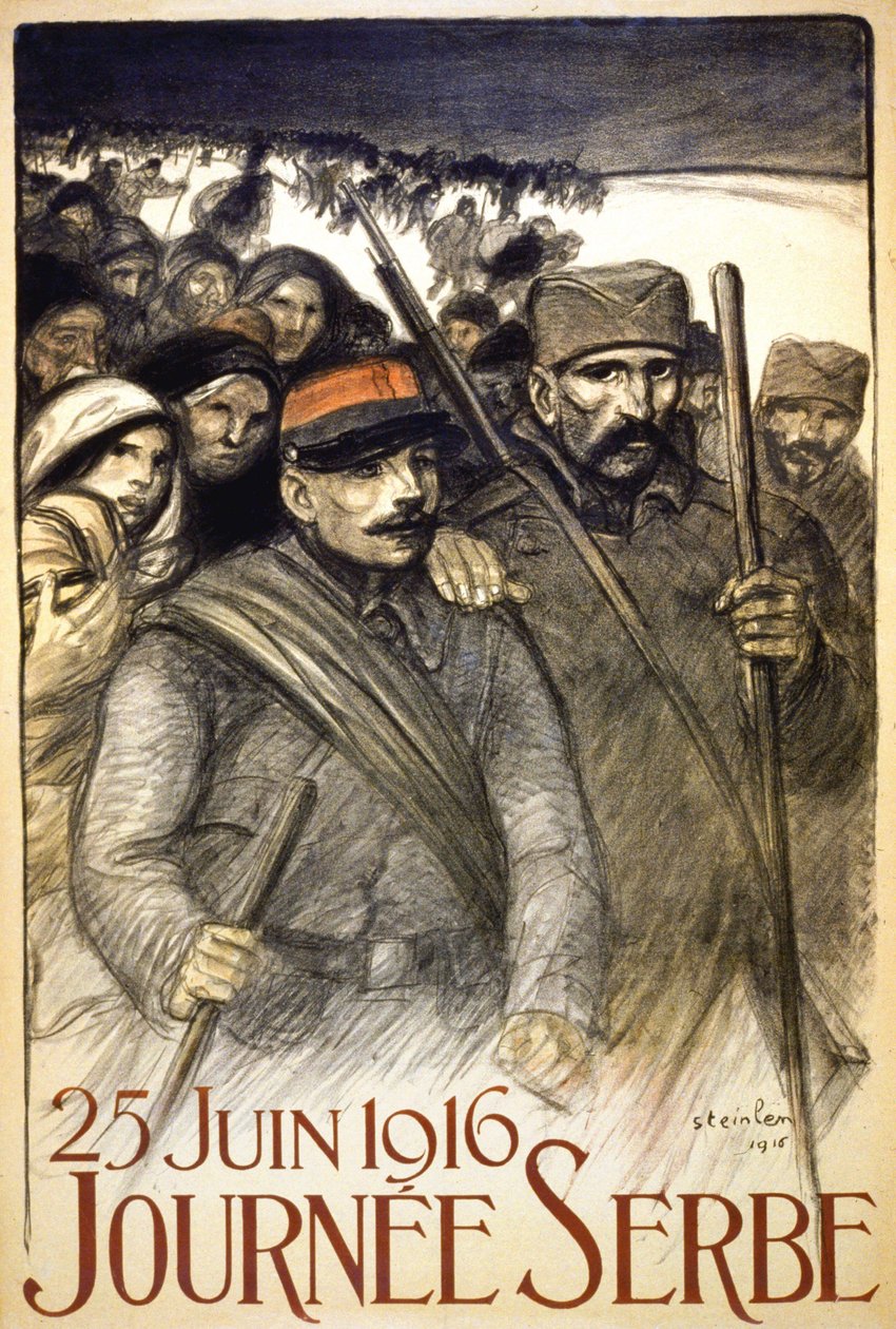 Journée serbe, 25 juin - Théophile Alexandre Steinlen