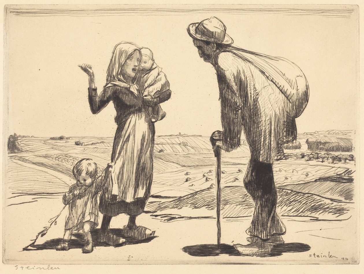 La ville lointaine - Théophile Alexandre Steinlen
