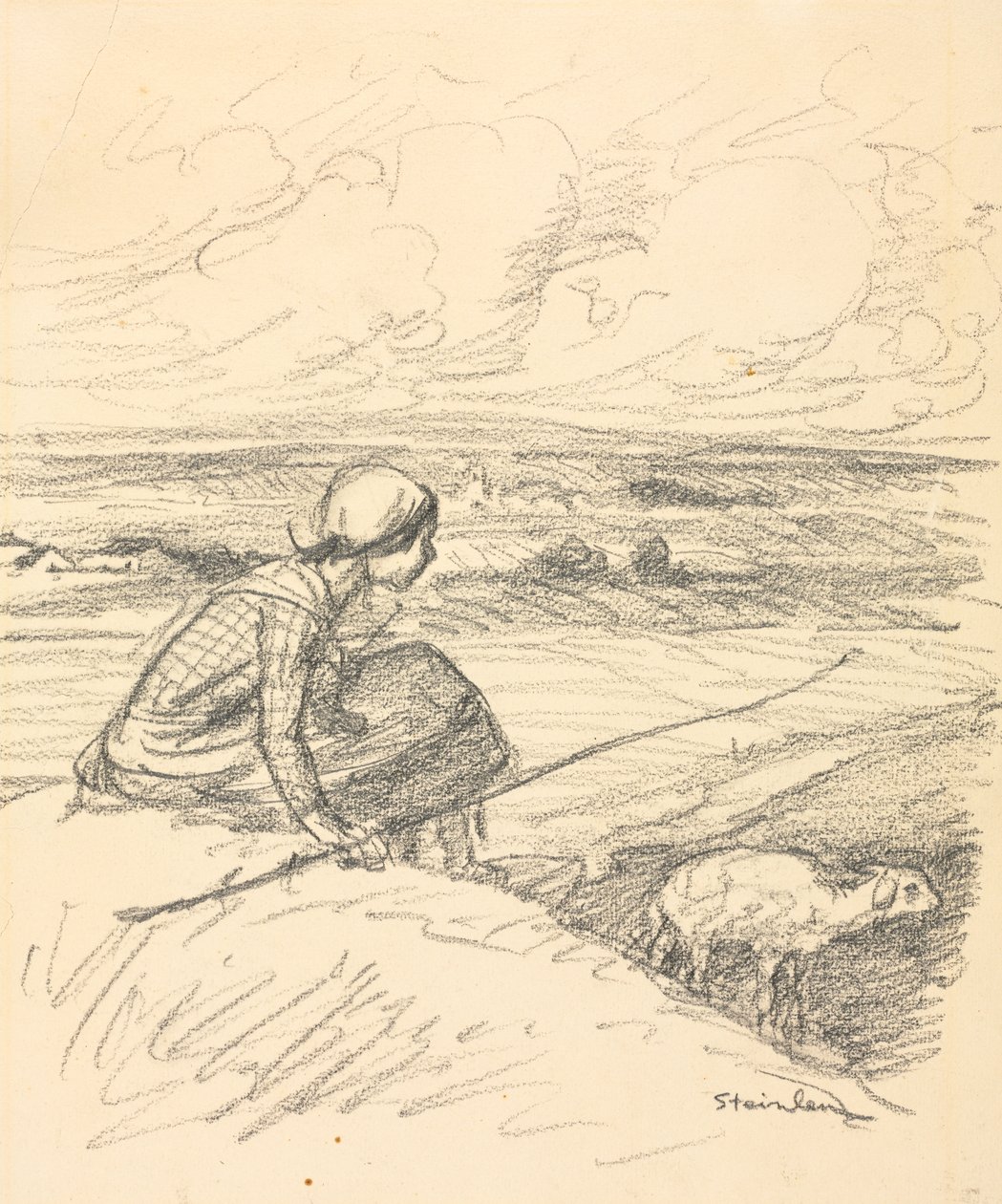 La bergère - Théophile Alexandre Steinlen