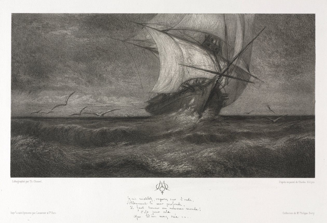 Le vaisseau fantôme, ou Sur les vagues - Theophile Narcisse Chauvel