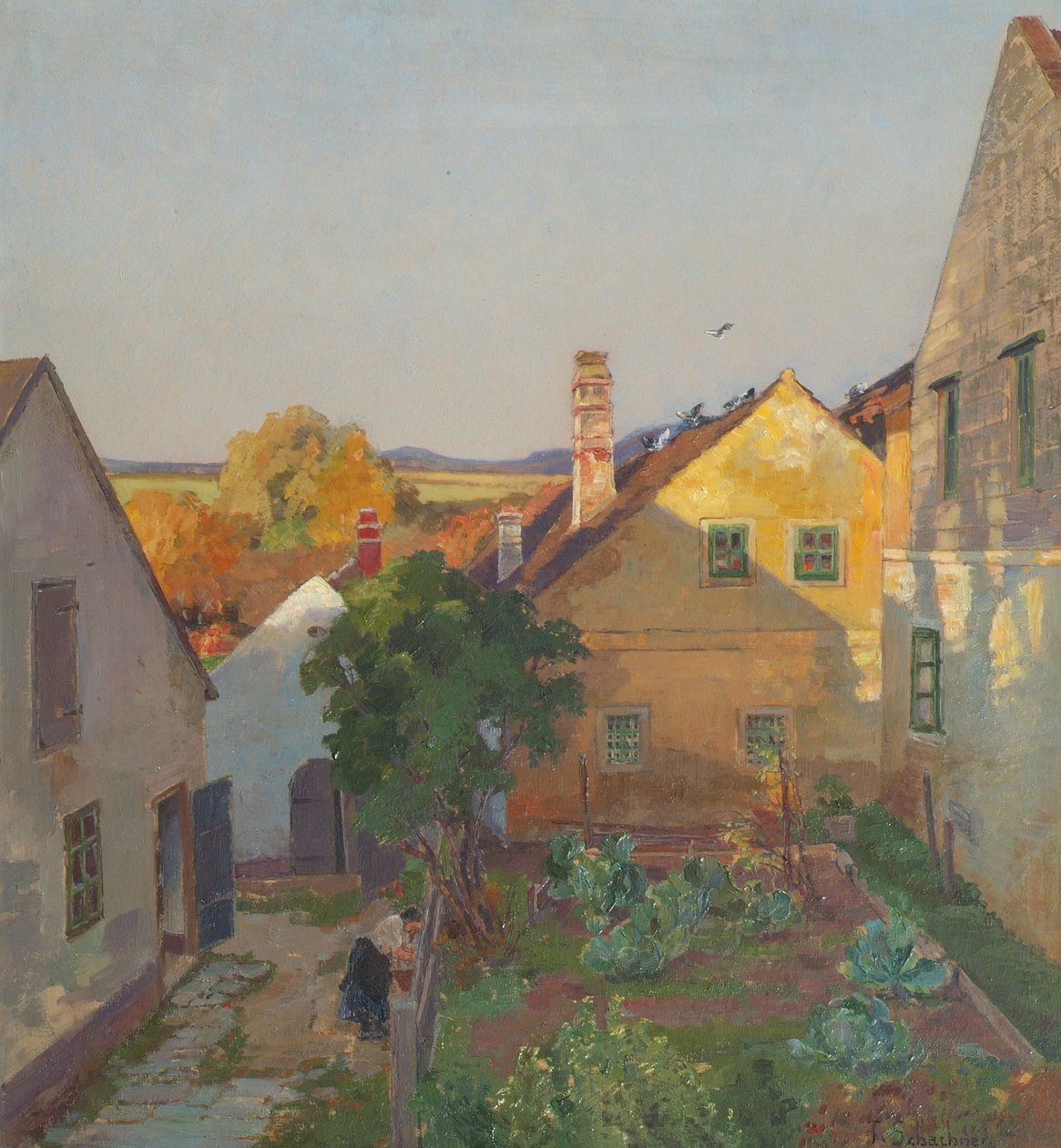 Dans le soleil couchant - Therese Schachner
