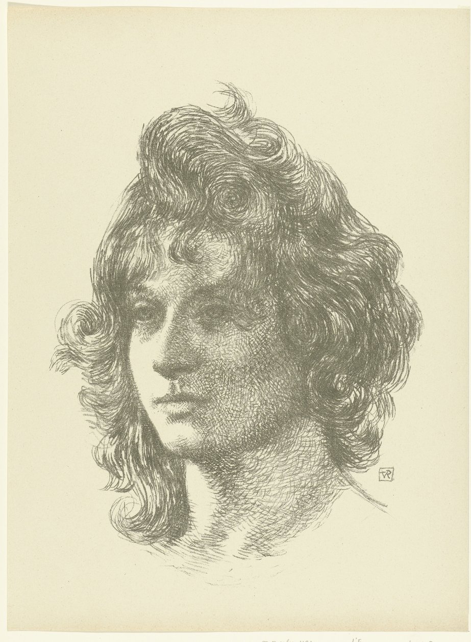 Portrait de jeune femme - Théo van Rysselberghe