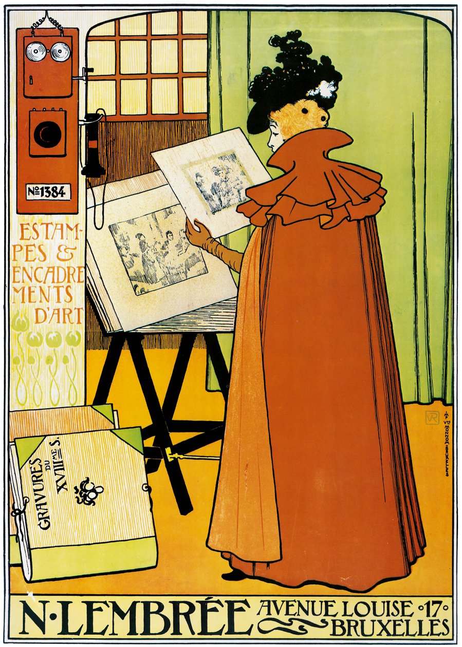 Affiche publicitaire de la galerie d